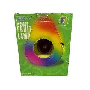 Funday Avocado Fruit Lamp With 7 Color-Changing LED Light